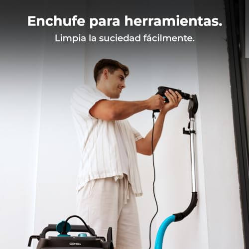 Miniatura 5 de Cecotec Aspirador De Sólidos Y Líquidos De Metal Con Cable De 30l Conga Rockstar Wet Dry Steel Pro Tool. 1600w, Mayor Durabilidad Y Resistencia, Incluye Enchufe Para Herramientas, Kit De Accesorios