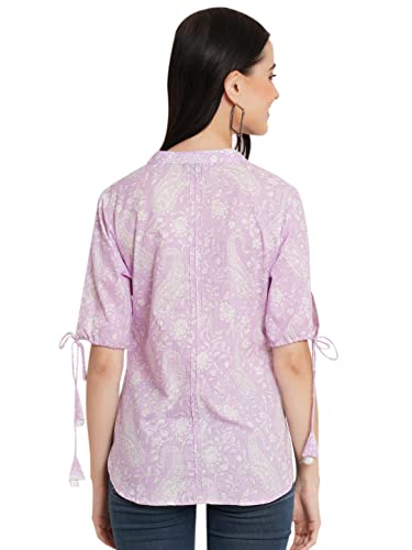 Image of FABRIC FITOOR Women's Cotton Pejali Print Regular Shirt