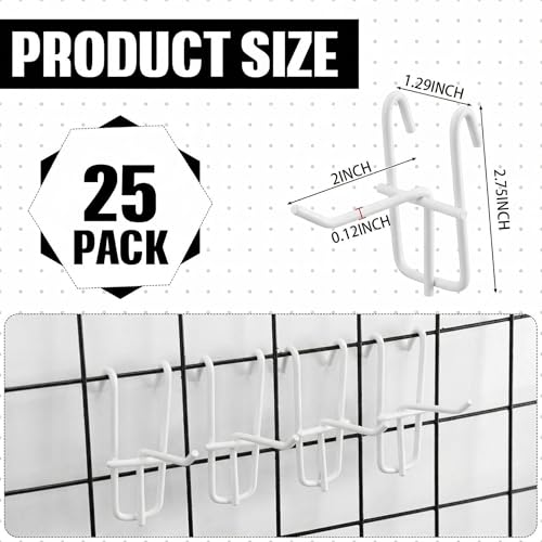 Crochets de grille 5 cm support mural pour vente au détail