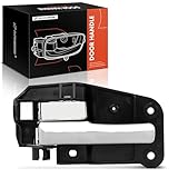 A-Premium Front Left Driver Side Interior Door Handle Compatible with Lincoln LS 2000 2001 2002, Black Housing with Chrome Lever, Replace# YW4Z-5421819-AA, YW4Z5421819AA