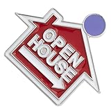 Holibanna Real Brooch House Sale Group Badge Fashion House Sign Brooch for Easy Wear and Conversation Starter
