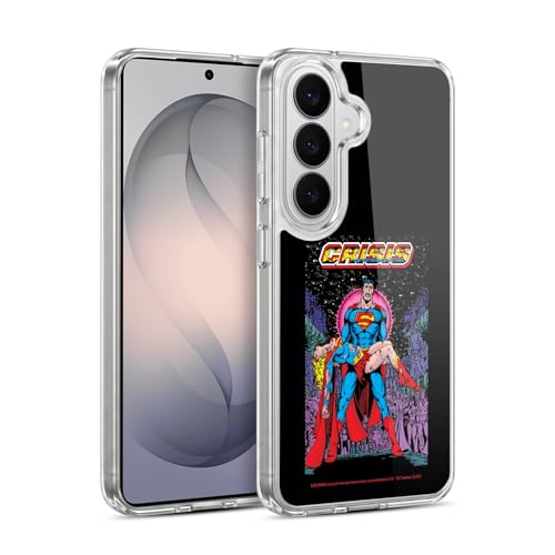 Head Case Designs Licenza Ufficiale Superman DC Comics SuperGirl Crisi Infinite sulle Terre Copertine Libri Comici Famosi Custodia in Gel [Grado Militare] Compatibile con Samsung Galaxy S26