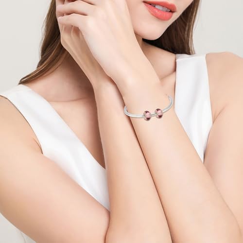 Annmors Murano Glass Beads for Bracelets 925 Sterling Silver Charms for Women Bracelet & Necklace2