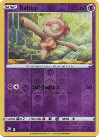 Baltoy - 057/163 - Común - Holo inverso - Espada y escudo - Estilos de batalla