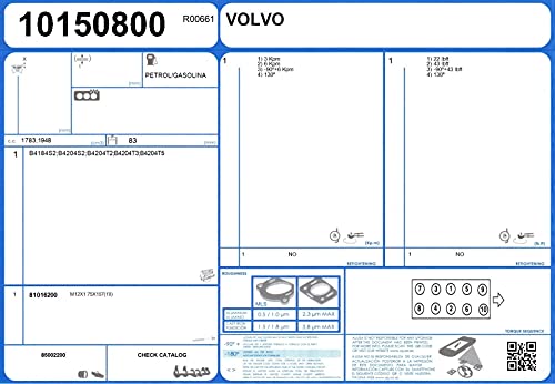 Juego de juntas para culata de coche modelo Ajusa 52407000 2