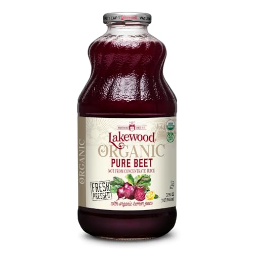 Lakewood Organic Beet Juice 32 Fl Oz (Pack of 1) Package May Vary