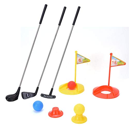 Conjunto de golfe, Conjunto de brinquedos de golfe para ambiente interno, incluindo 6 bolas de golfe