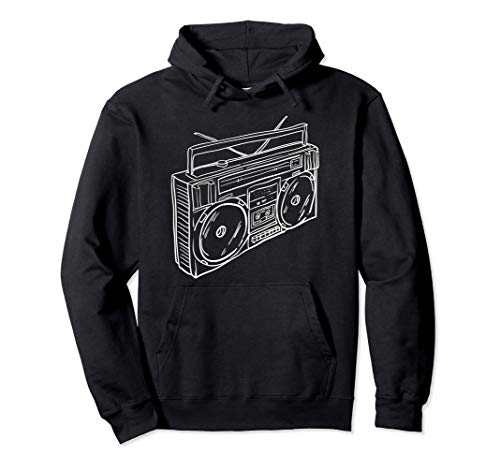 Música Hip Hop estéreo Sudadera con Capucha
