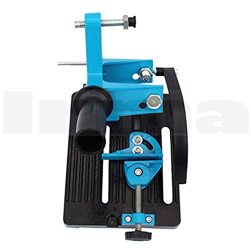 BSD Supporto per Smerigliatrice Angolare 115/125mm - Supporto per Troncatura per Smerigliatrice Angolare, Base in Ghisa con Morsetto