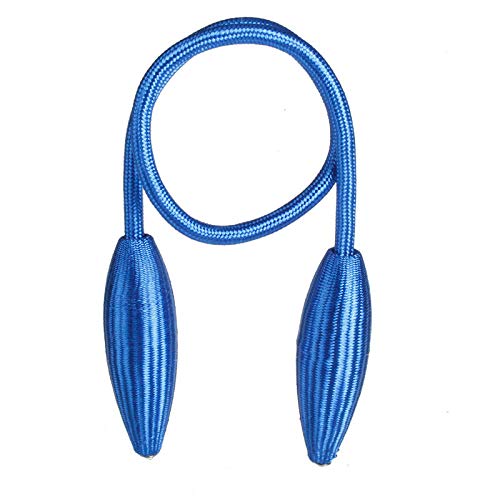 Alzapaños para cortinas y accesorios de ventana azul, sujeción decorativa para hogar y salón