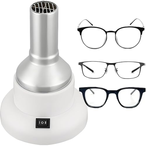 眼鏡フレームヒーター、2段階温度調節機能付き眼鏡フレームウォーマー、眼鏡フレームヒートアジャスター、眼鏡店用、非金属眼鏡フレーム/樹脂