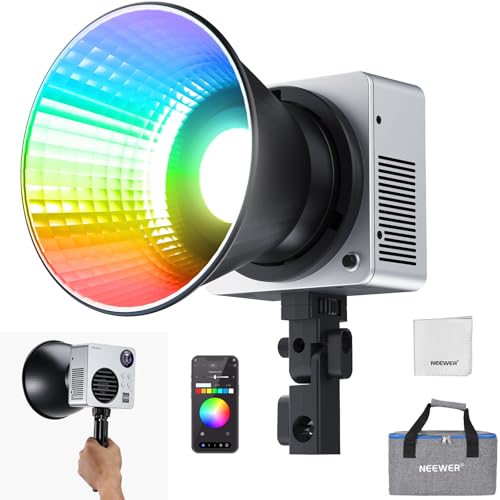Projecteur LED RGBWW Neewer HB80C pour supprimer les câbles en tournage vidéo