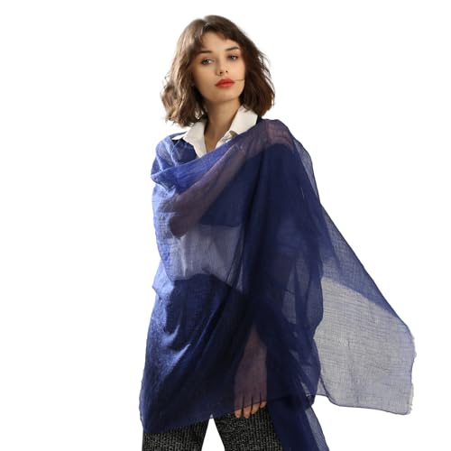 NUOHEMULE 100% Pure Cashmere Shawl Wraps for Women 91 x 40 Oversized Feather-Light Cashmere Scarf for All Seasons Luxury Travel Pashmina Wraps for Womens and Ladys Evening Wedding Gifts