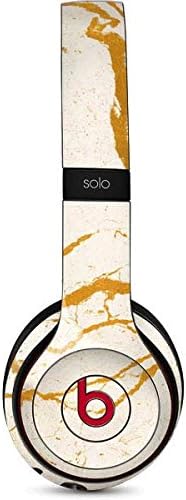 Skinit Decal Audio Skin Compatible with Beats Solo 3 Wireless - White Marble Design