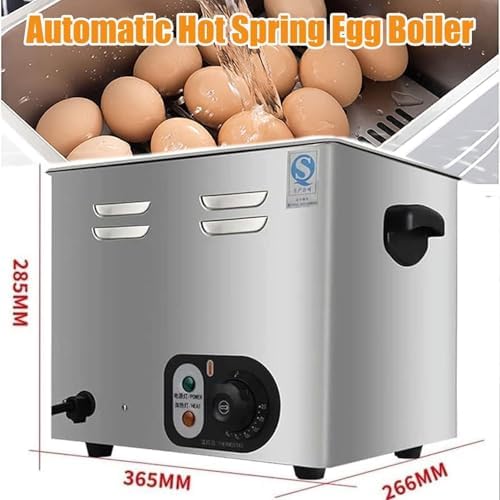 Commercial Hot Spring Egg Cooker, 2600W Electric Boiler with Easy Cleaning