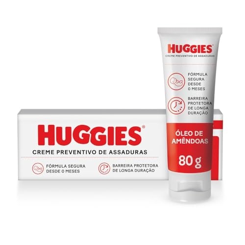 Creme Preventivo de Assaduras Huggies Pele Protegida 80g Creme Preventivo de Assaduras Huggies Pele Protegida 80g
