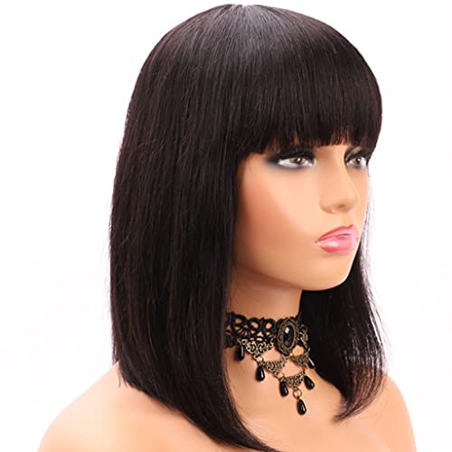 Perruque de cheveux humains de qualité supérieure avec boucles légères - 8