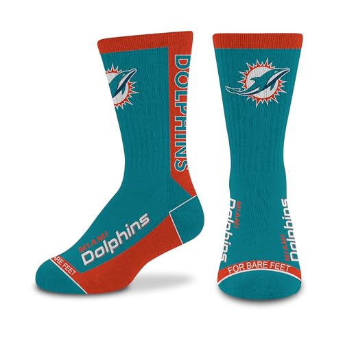 Image of For Bare Feet NFL Unisex Kids Nfl Mvp Crew Sock Youth