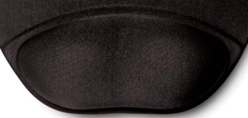 Memory Foam Mouse Pad Mat with Wrist Rest (Black)