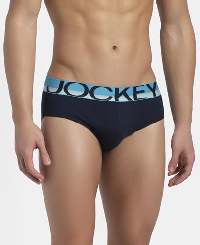 Image of Jockey FP01 Men's Super Combed Cotton Solid Brief with Ultrasoft Waistband