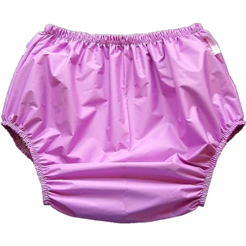 TAPIVA Adult Incontinence PUL Plastic Pants/Waterproof Reusable Safety Pants/Menstrual Pants/Waterproof Shorts/Pull-On Incontinence Pants/Low Waist Comfortable Wide Stretch