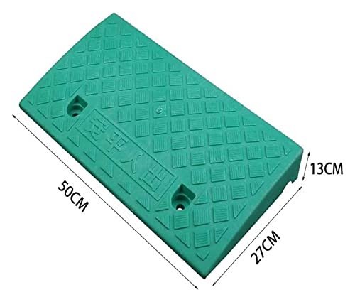 Ramp Hotel Threshold Ramps Plastic Multifunction Service Ramps Garage Parking Lot Entrance Ramps Disabled Wheelchair Ramps 11-13CM (Color : Dolphin Waves, Size : 50 * 27 * 13CM) miniatura 2