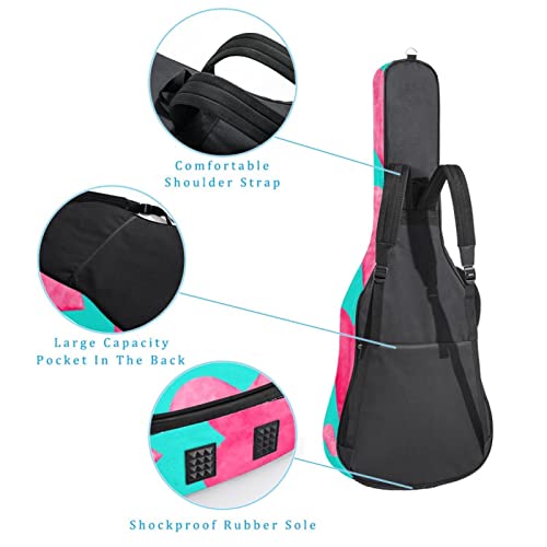 Sac à dos guitare acoustique matelassé design constellation doux