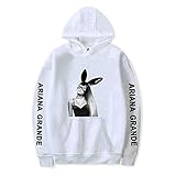 nuannuan 3D-Druck Ariana Grande Sweatshirt Mädchen Sportswear Süße Top Pullover Hoodie Süße Sängerin Mädchen Lange Dame Lässig Locker XXS-4XL