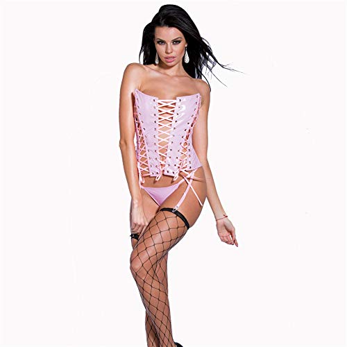 Sexy Leder-Dessous, Korsett, Krawatte, Passionsanzug, Uniform, Versuchung,...