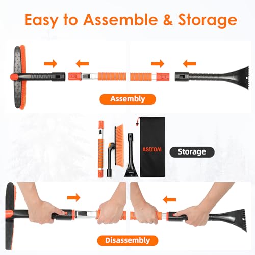 Astroai 2655 47.2 Inch Ice Scraper And Extendable Snow Brush thumb #6