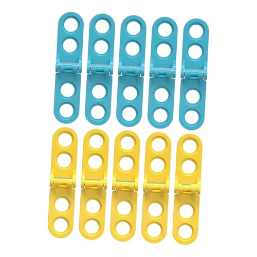 DYNWAVE 10Pcs Corrugated Construction Tool Hinges,Early Educational Toys Creativity Sensory