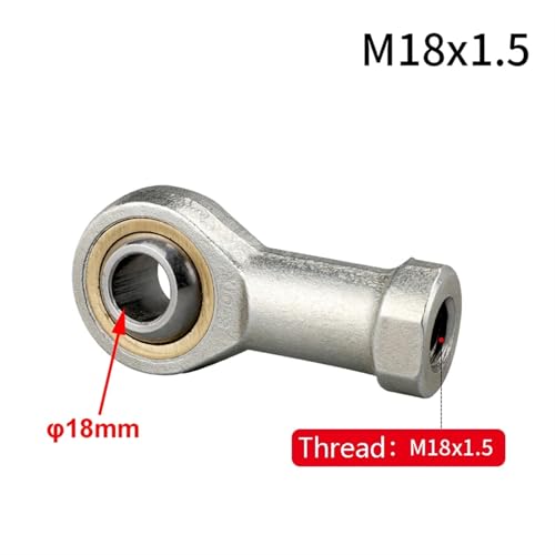Cilindro neumático universal con junta de ojo de pez y rosca interna de 18mm 3