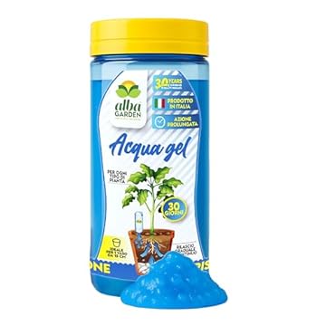 Albagarden - Acqua Gel per Piante - Idratazione Prolungata per 30 Giorni - Metilcellulosa + Solfato di Alluminio x 300 ml