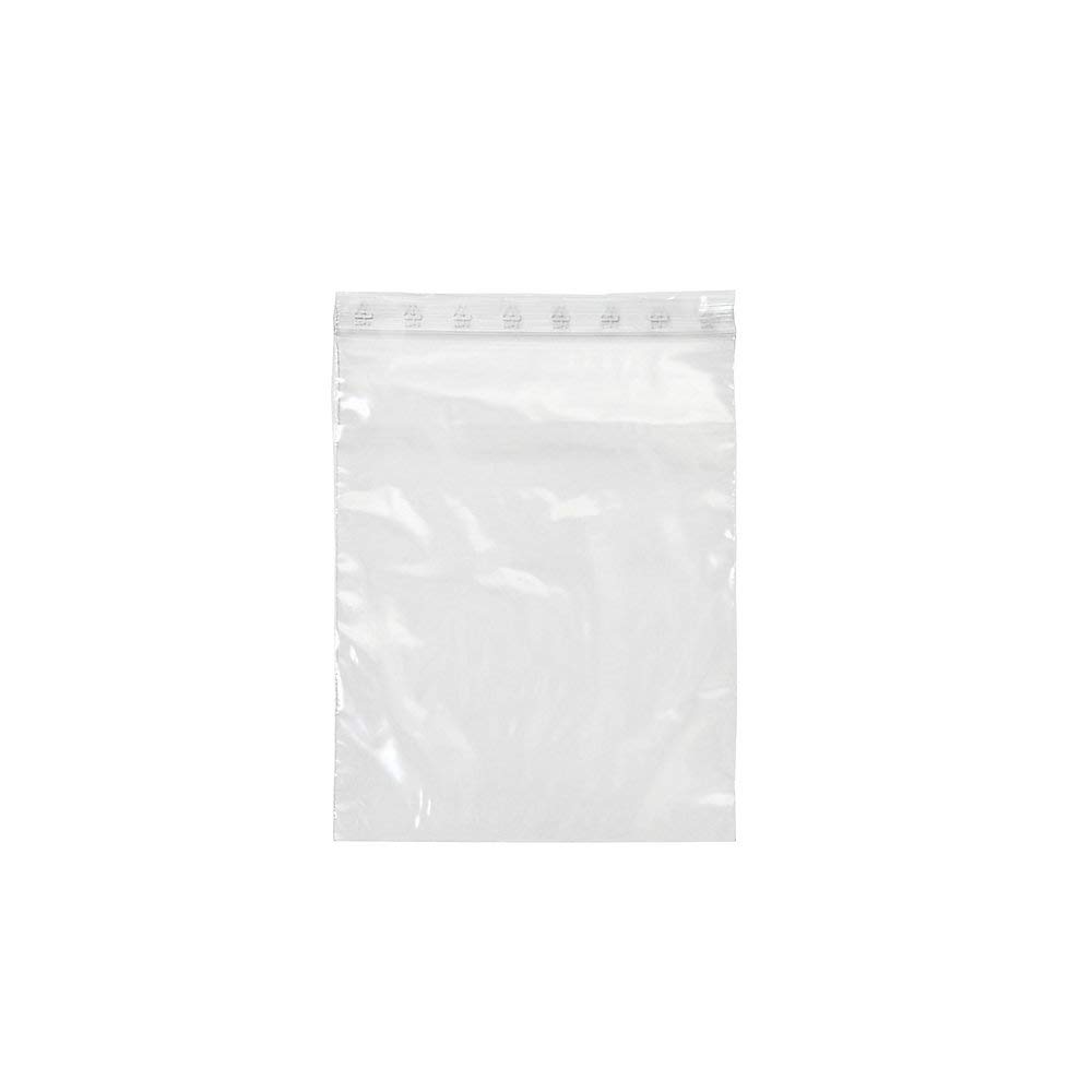 WeGrip TG160220 Buste Polietilene con Chiusura Grip Richiudibili, 16x22 cm, Trasparenti