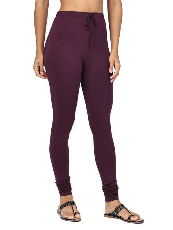 Image of Robinbosky Cotton Churidhar Leggings for Women - Stylish, Stretchable & Flattering Fit for All-Day Comfort