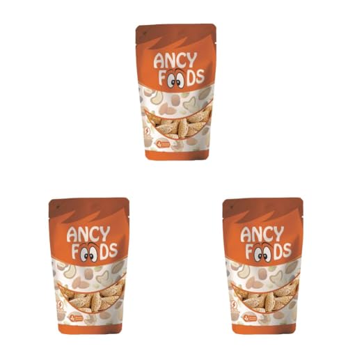 Image of Ancy Kagazi Badam 250 Grams - Thin Shell Almonds | Packed with Protein, Fiber, and Vitamins | Badam with Shell - Easy to Crack, Supports Brain Health and Boosts Energy - Great Snack Option for Office, School, or Fitness Enthusiasts