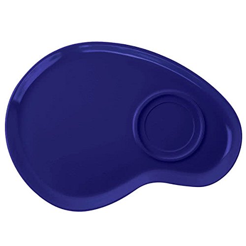 Assiette à palette bleu cobalt 30,5 cm GET Enterprise vaisselle buffet cocktail
