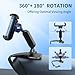 NADRQQE Multifunctional Car Dashboard Mobile Phone Holder, 360 Degree Rotation Universal Dash Clip Cellphone Mount for 4-7 inch Smartphones (Black)
