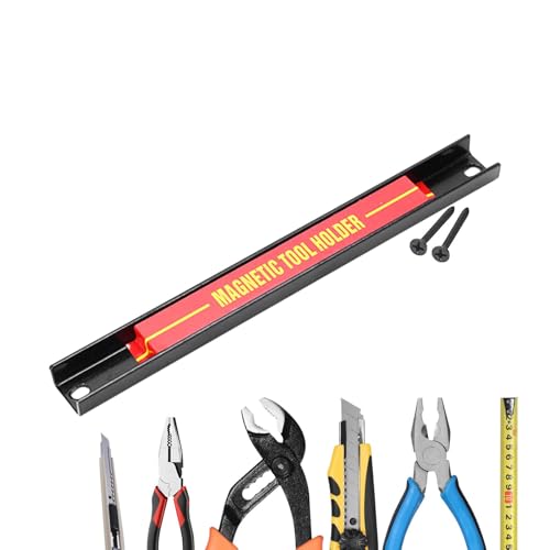 Magnetic Tool Organizer, Large Capacity Wall Tool Holder, Metal Appliance, Space-Saving Implement Organizer For Automotive Repai