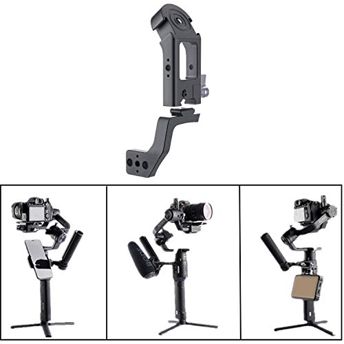 Hensych für PGYTECH Aluminiumlegierung Ronin S/SC Handgriff Montieren Plus,Handgriff Gimbal Kamera Griff 3 Allai Position 1/4Schnittstelle 2 Kalter Schuh Halter Montageadapter Plus für Ronin S/SC