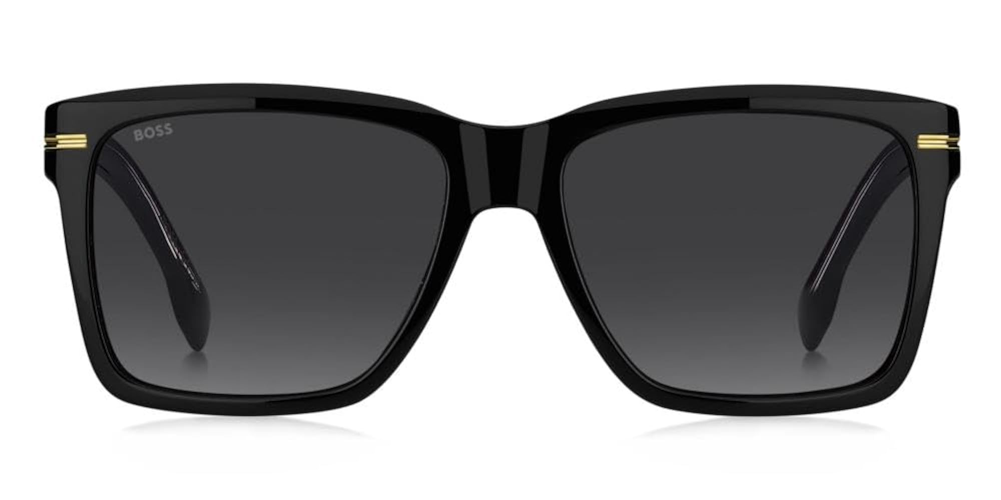 【送料&関税込】Hugo Boss BOSS 1745/S Sunglasses - Unisex Boss BOSS 1745/S BLACK/GREY SHADED 57/17/150 men Sunglasses