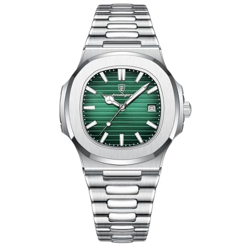 Reloj Hombre Acero Inoxidable, Resistente al Agua,...