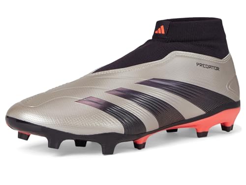 Image of adidas League Laceless Firm Ground Soccer Cleats - Red, White