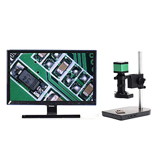 14MP Digitales Mikroskop Industriekamera Industrievideo Mikroskop Kamera Kit & Halterung & 100X C Mount Objektiv – Bild 5