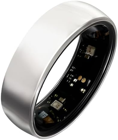 Ti-Vision Smart Ring Titanium Fitness Monitor de Sono Monitoramen...