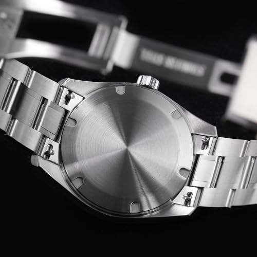 Image of watchdives WD0003C Elementum Original Design Men Watch VH31 Sweep Second Quartz Watch 36mm Sapphire Crystal Luxury Wristwatch 100m Waterproof Stainless Steel
