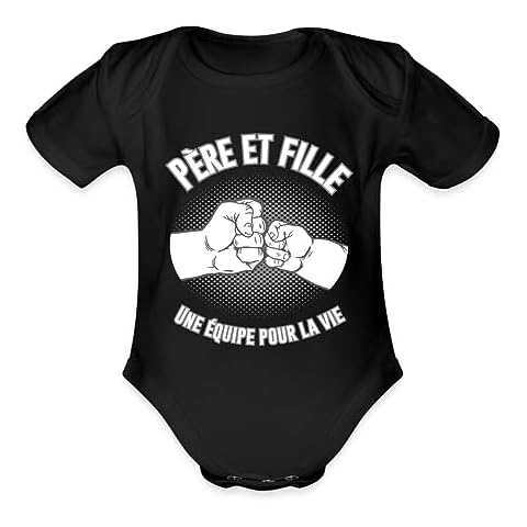Body Bébé Bio Père et Fille Spreadshirt Cover