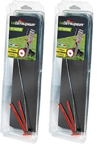 DETAUPEUR Kit SAV 2 Tiges + 1 Palpeur Taupes et Pieges Anti Campagnols Utilisable sous la Pluie Armement en Toute Sécurité, Système Exclusif KITSAV (Lot de 2)