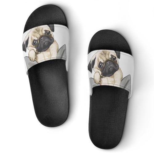 Chaussons de maison slide carlin : claquettes femme et pantoufles de bain confortables