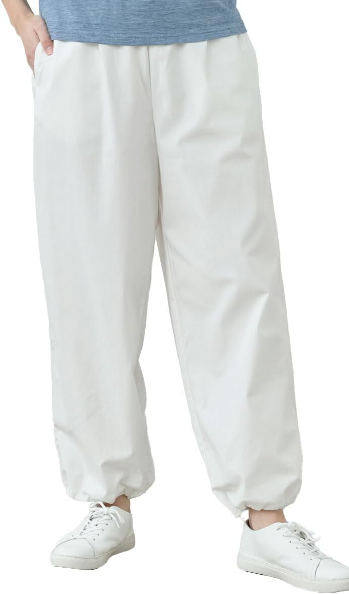 Amazon | [TOKYOBASIC] ワイドパンツ 裾しぼりパンツ レディース